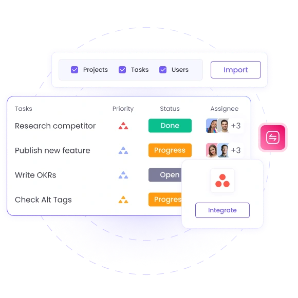 Integrate with Multiple Tools or Request an Integration Integrate with multiple tools for seamless time tracking and data import