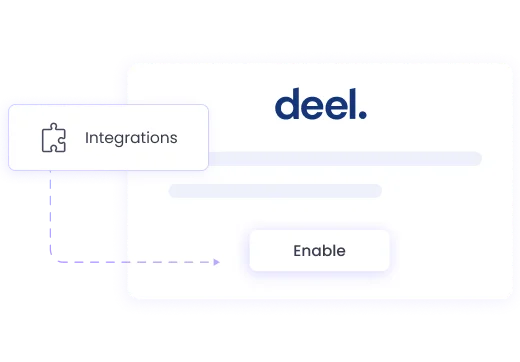 Integrate Deel with WebWork Tracker Deel on WebWork Integrations