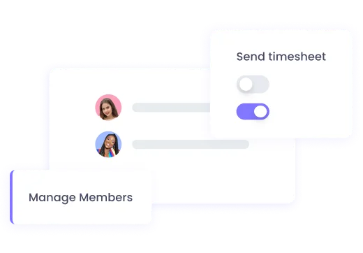 Manage members and send timesheet from WebWork to Deel