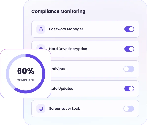 Choosing which device compliance checks apply to your workspace in WebWork settings
