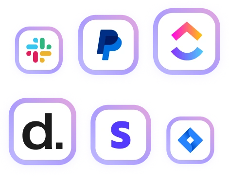 Integraciones de WebWork con Asana GitHub Jira Slack ClickUp y decenas de herramientas más