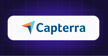 Insignia de mejor software de asistencia de Capterra