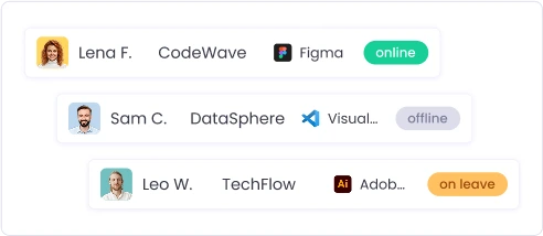 Monitoreo en tiempo real del empleado Gerente monitoreando tareas y uso de apps en tiempo real con informe diario de actividad