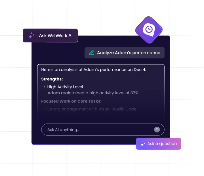 Autonomous Daily Activity Reporting and Analytics with WebWork AI