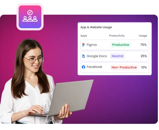 Track contractor productivity in real-time and providing billing proof for staffing companies