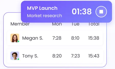 Automatic tracking running continuously with locked hours for remote teams and billing