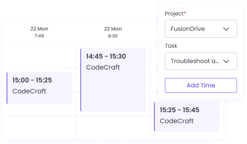 Edición de tiempo con WebWork Simplifique la edición de tiempo