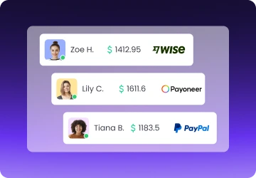 Built-in payroll and payments for enterprise time tracking