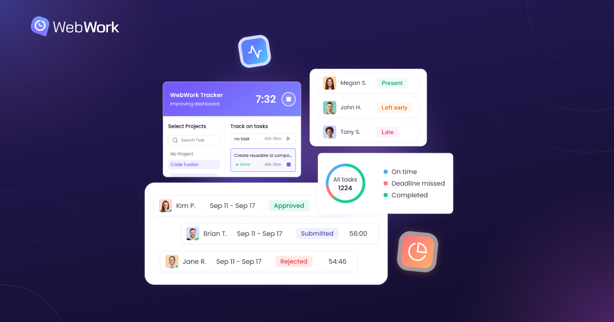 Enterprise Time Tracking Software | WebWork