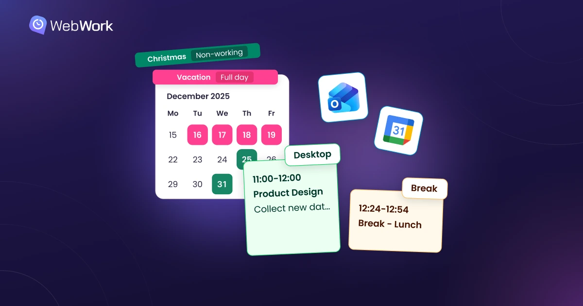 Time Tracking Calendar | WebWork