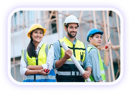 Construction crew time tracking with GPS across multiple job sites