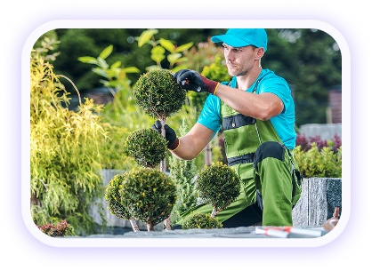 Landscaping crew time tracking across multiple client properties