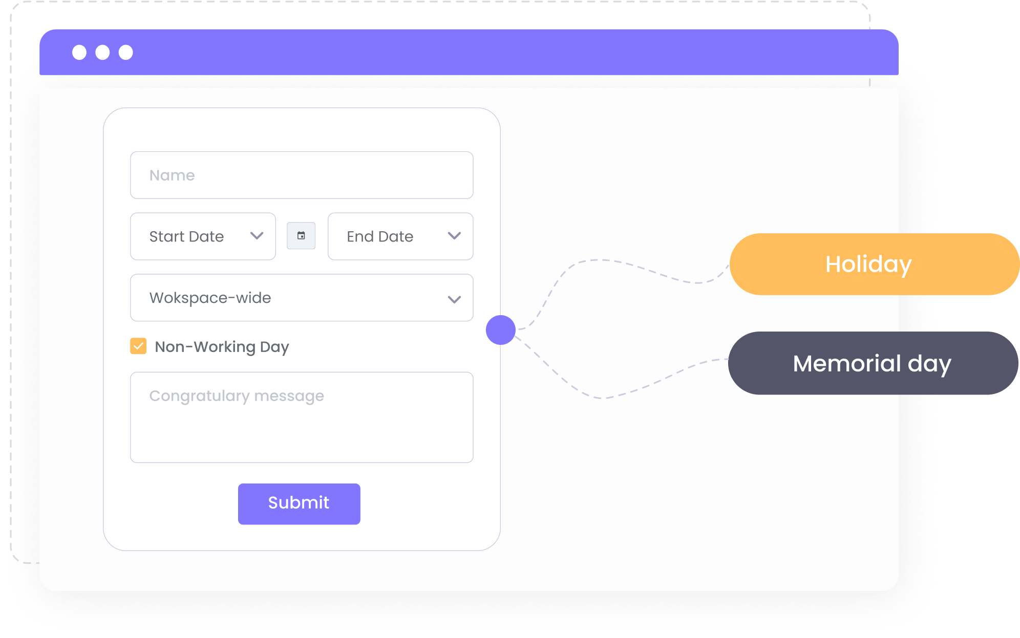 Save Time with WebWork Time Tracker's Holiday Feature Holiday | WebWork Features