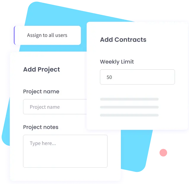 Add Projects and Track Time with WebWork Tracker Create projects and contracts to track time | WebWork Tracker
