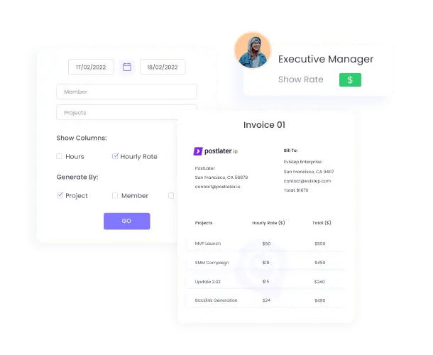 Invoice and Billable Hours Tracking in WebWork Time Tracker Billing & Invoice | WebWork Tracker features