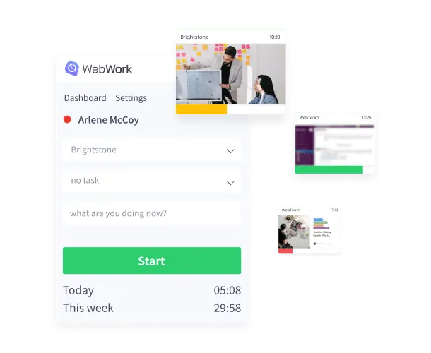 Time Tracking with Screenshots with WebWork Time Tracker Screenshots | WebWork Tracker features
