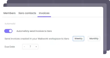 Integrate Xero with WebWork step by step Xero Integration with WebWork