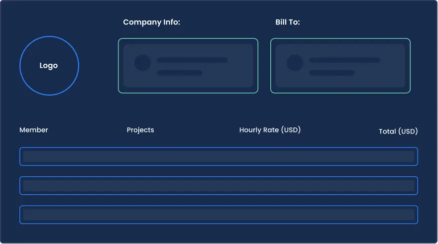 Invoice Generating Software template Invoice template | WebWork Tracker