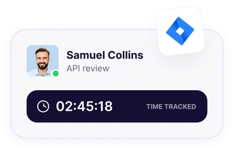 Hours tracked in WebWork shown in Jira as a native worklog entry on the matching work item