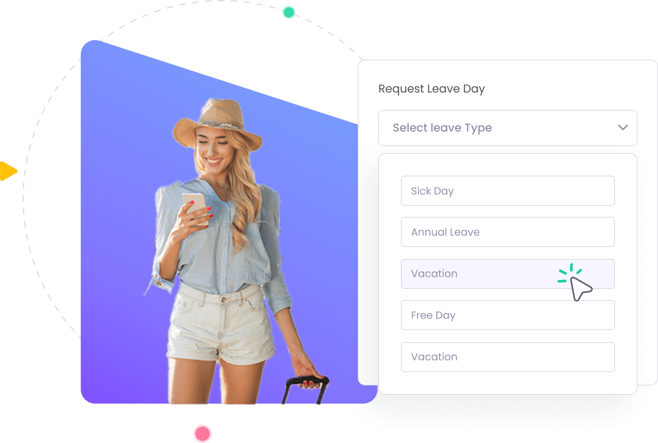 Request Leave Days with WebWork Time Tracker Leave Management System Leave Management | WebWork Features