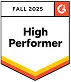 G2 High Performer Fall 2025 G2 High Performer Time Tracking Software Fall 2025 badge awarded to WebWork Time Tracker