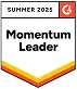 G2 Momentum Leader Summer 2025 G2 Momentum Leader Summer 2025 badge awarded to WebWork Time Tracker