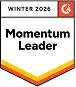 Momentum Leader Winter 2026 badge awarded to WebWork Time Tracker