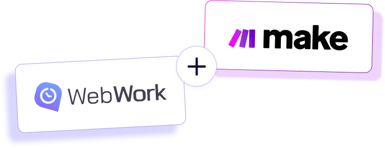 Integración de seguimiento de tiempo de Make que automatiza timesheets, sincronización de proyectos y workflows con Make