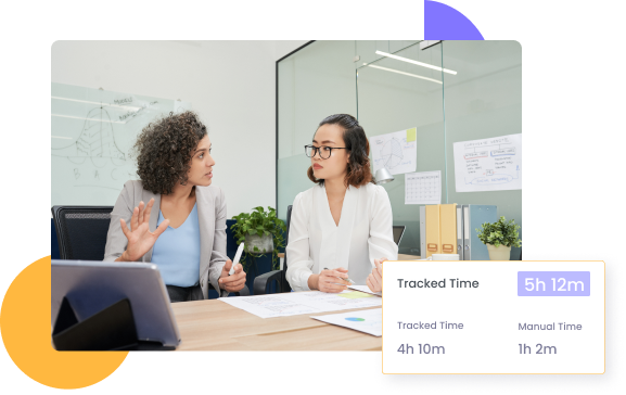Man tracking time with WebWork Tracker Describe Activity | WebWork Tracker
