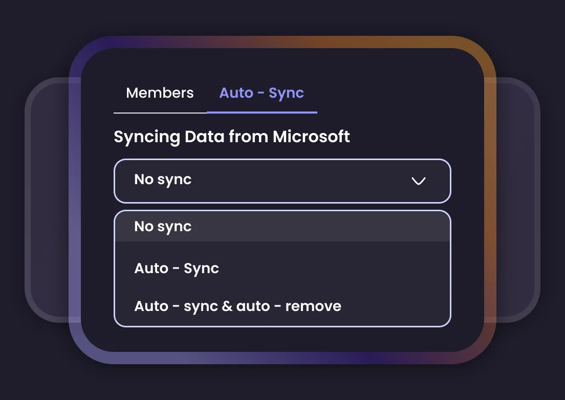 WebWork Auto-Sync tab showing the Microsoft Entra ID time tracking sync options