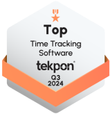 Mejor software de control de tiempo en Tekpon Premio al mejor software de control de tiempo en Tekpon