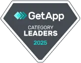 GetApp Category Leaders 2025 award recognizing WebWork as a leading time tracking and employee monitoring software