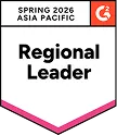 G2 Leader Award Spring 2026 badge earned by WebWork Time Tracker for top performing time tracking software