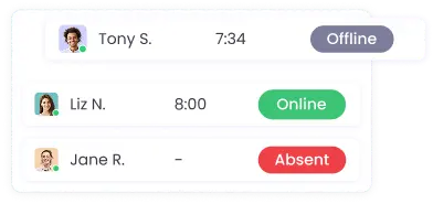 Offline time tracking software that monitors apps and websites used