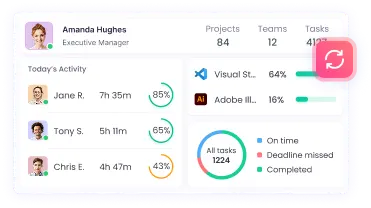 Offline time tracking software syncing data automatically when online