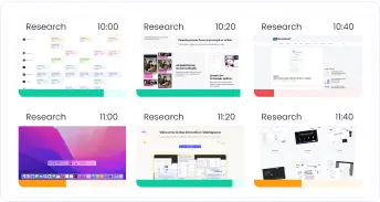 Offline time tracking software capturing automatic screenshots at intervals