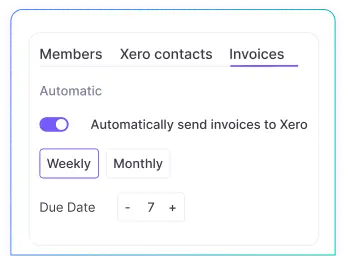 Send invoices to Xero automatically
