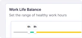 Advanced work-life balance metrics analyzing late-night work, weekends, overtime, long periods without breaks, and workload balance