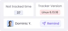 Track each user’s setup and onboarding progress