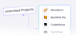Create unlimited projects for teams and clients and scale workflows