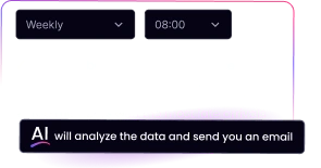 Daily activity summaries showing key metrics and performance insights for team members