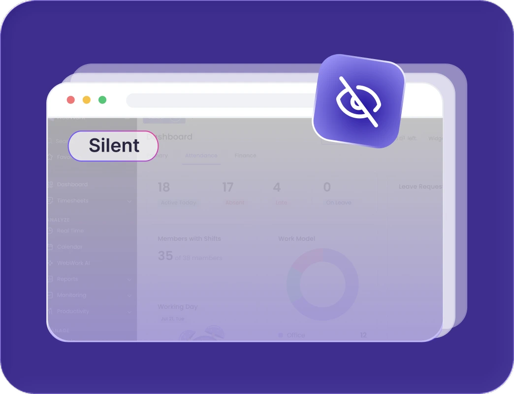 Silent screenshots taken in the background without notifications