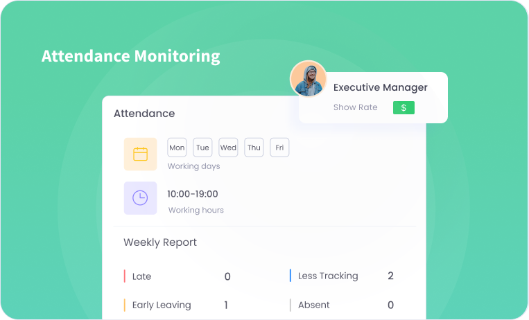 Attendance Monitoring | WebWork Features