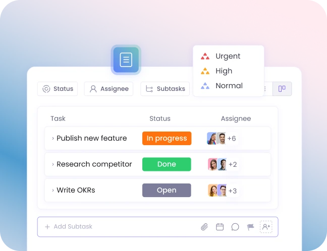 Project and Task Management Platform for Daily Team Organization Organize daily work with project and task management platform for businesses