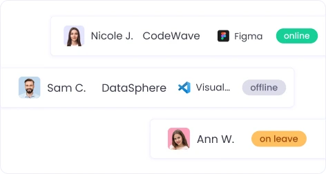Rastreamento de tempo automatizado mostrando horas de trabalho precisas para funcionários remotos