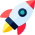 Rocket emoji