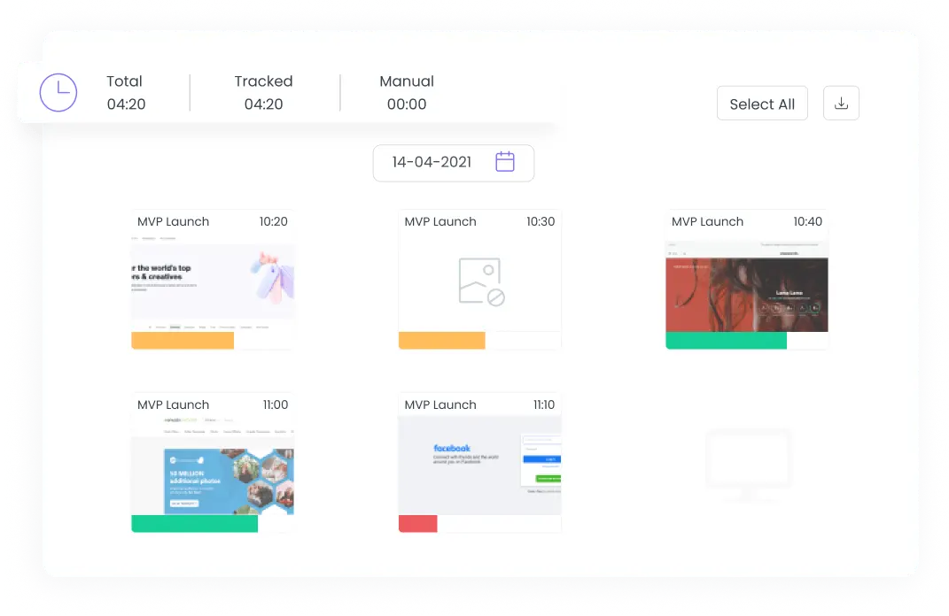 Screenshot Report | WebWork Tracker