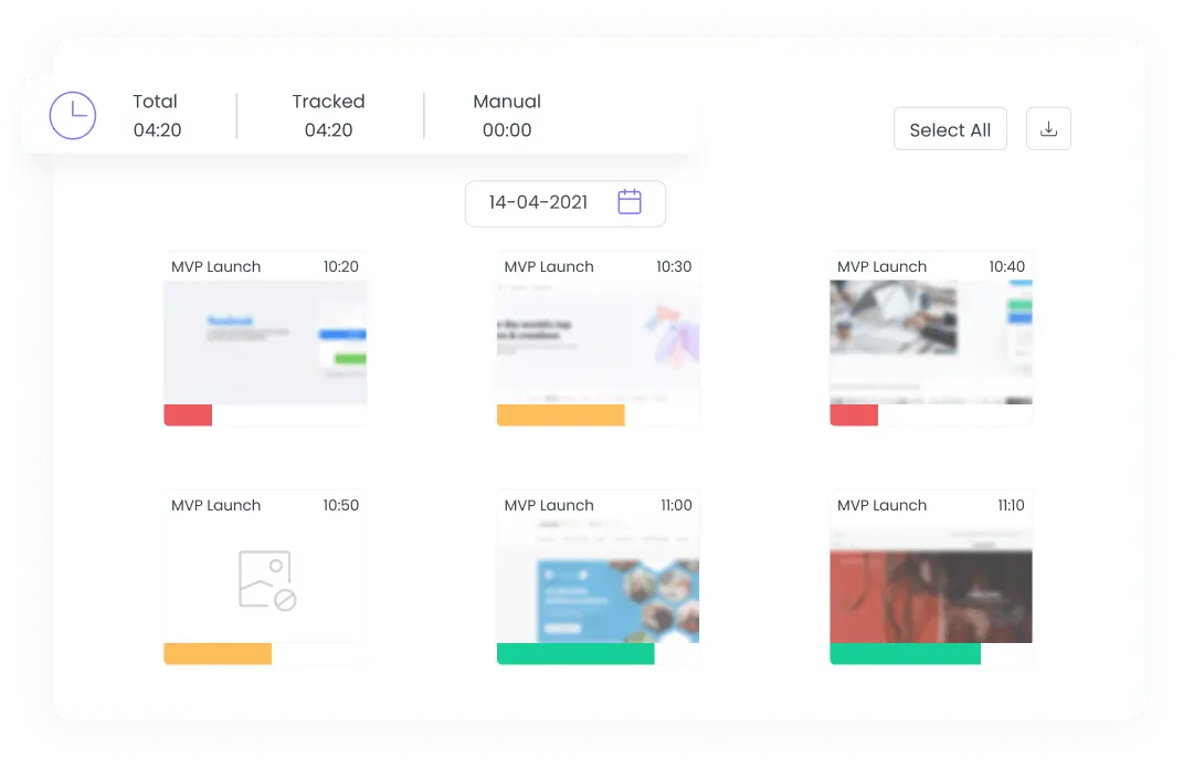 Screenshot Report | WebWork Tracker