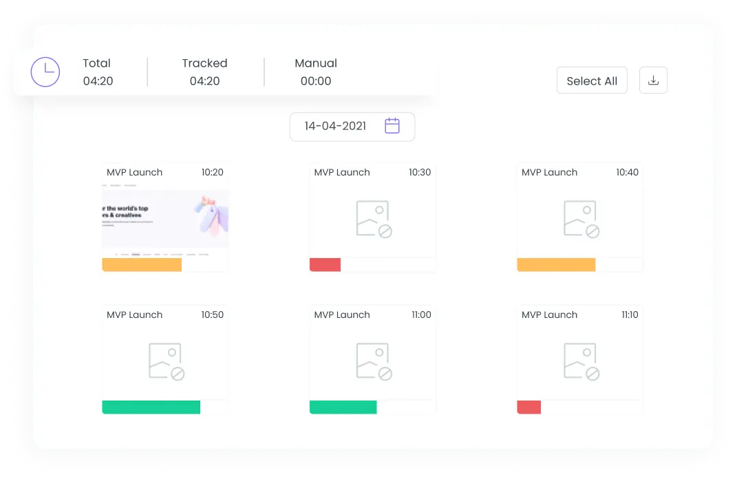 Screenshot Report | WebWork Tracker
