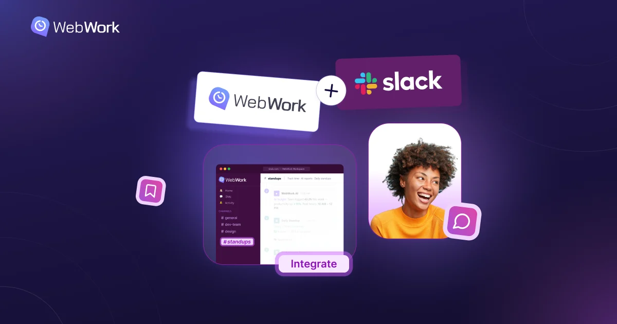 Slack Time Tracking Integration with AI | WebWork